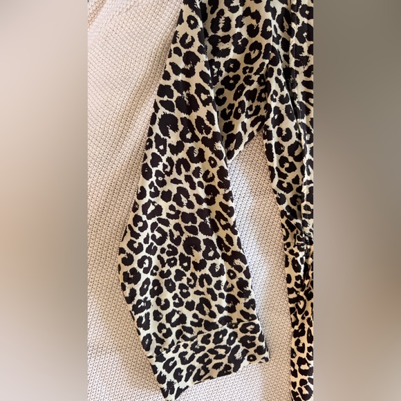SOMETHING NAVY Brown Leopard Print Swim Coverup Robe Kimono Wrap - Picture 8 of 14